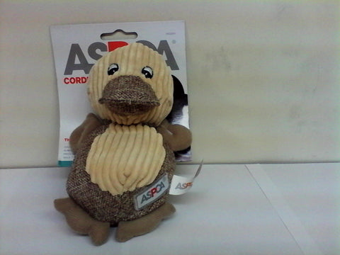 ASPCA Duck Corduroy Plush Toy