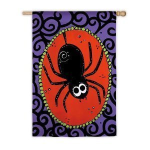 Halloween Spider House Flag, #131832