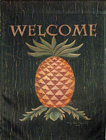 Pineapple Welcome Garden Flag, #9074FM