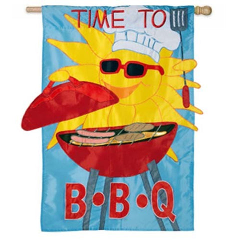 Time to BBQ House Flag,  #157598
