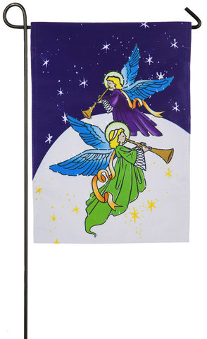 Musical Angel Garden Light-Up Flag, #14SLEN002E