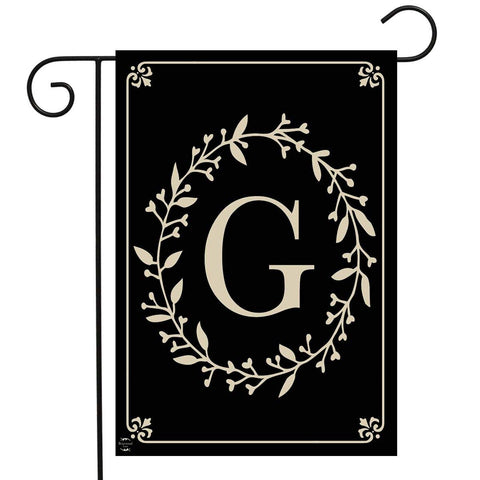 Classic Monogram "G" Garden Flag