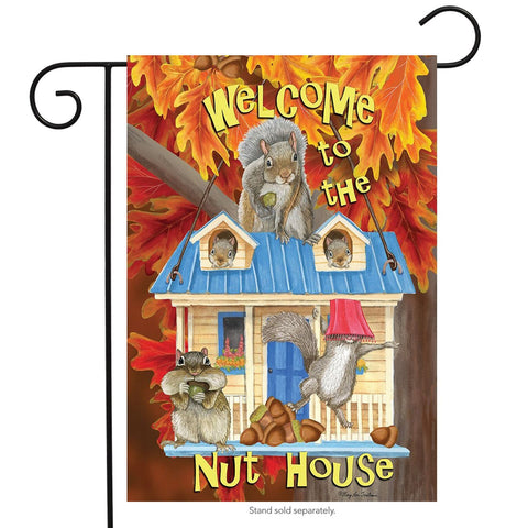 Welcome To The Nuthouse Garden Flag, #G00545