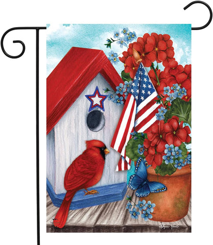 American Cardinal Garden Flag, #G01984