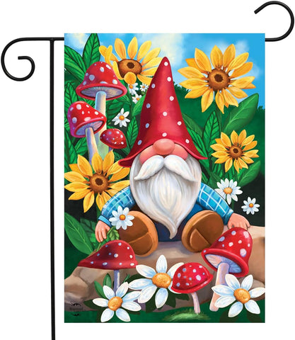Gnome And Garden Garden Flag, #G01951