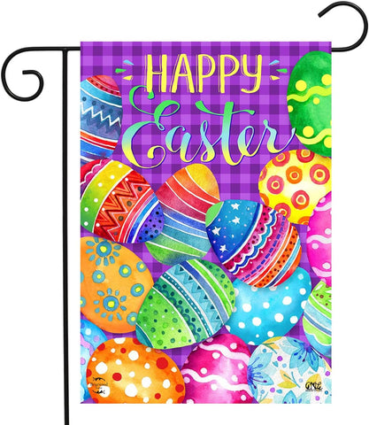 Painted Easter Eggs Garden Flag, #G01762