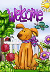 Welcome Dog Garden Flag, #G00023
