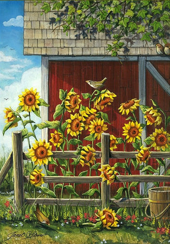 Sunflowers Garden Flag, #GE0003
