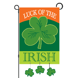 Luck of the Irish Applique House Flag, #0298FL