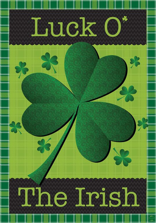 Luck 'O' The Irish Garden Flag,  #g00109