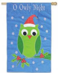 O Owly Night House Flag, #151016
