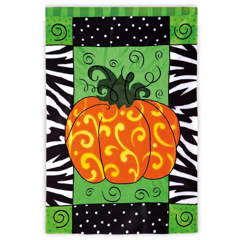 Pumpkin Whimsy Garden Flag,  #167702