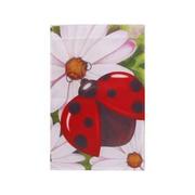 Pink Daisies and Ladybug Garden Flag,  #KLY48005A