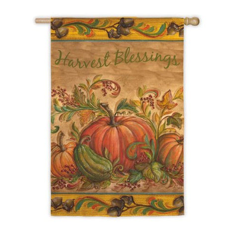 Harvest Blessing House Flag,  #131456
