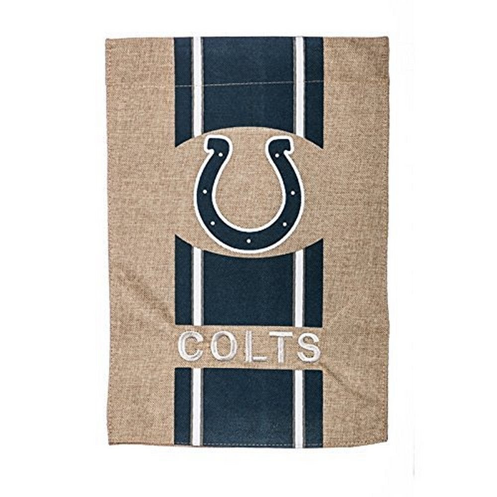 Burlap Indianapolis Colts Garden Flag,  #14b3813