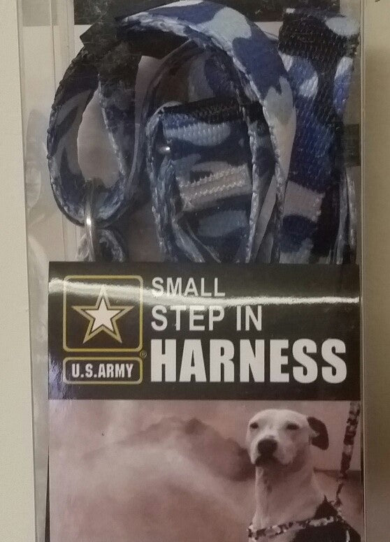 U.S Army Step-In Harness, Medium, Blue Camo