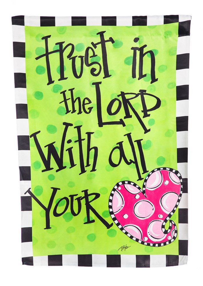 Trust in the Lord House Flag, #13s2840