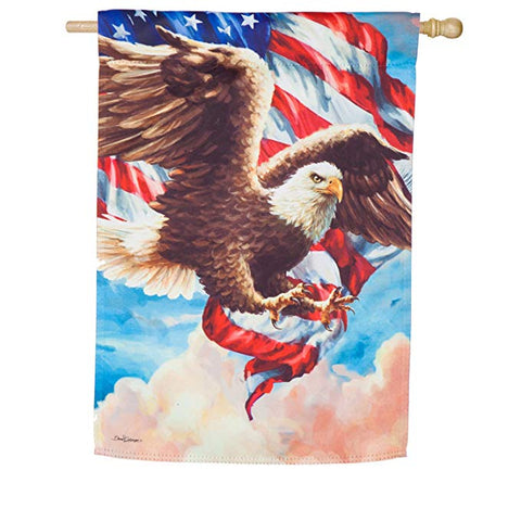 American Flag Eagle House Flag, #13s4867