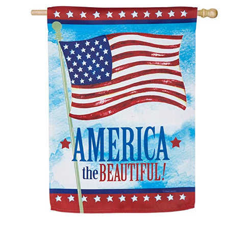 America the Beautiful House Flag, #13S4791