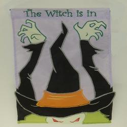 Witch Scare Garden Flag,  #70745