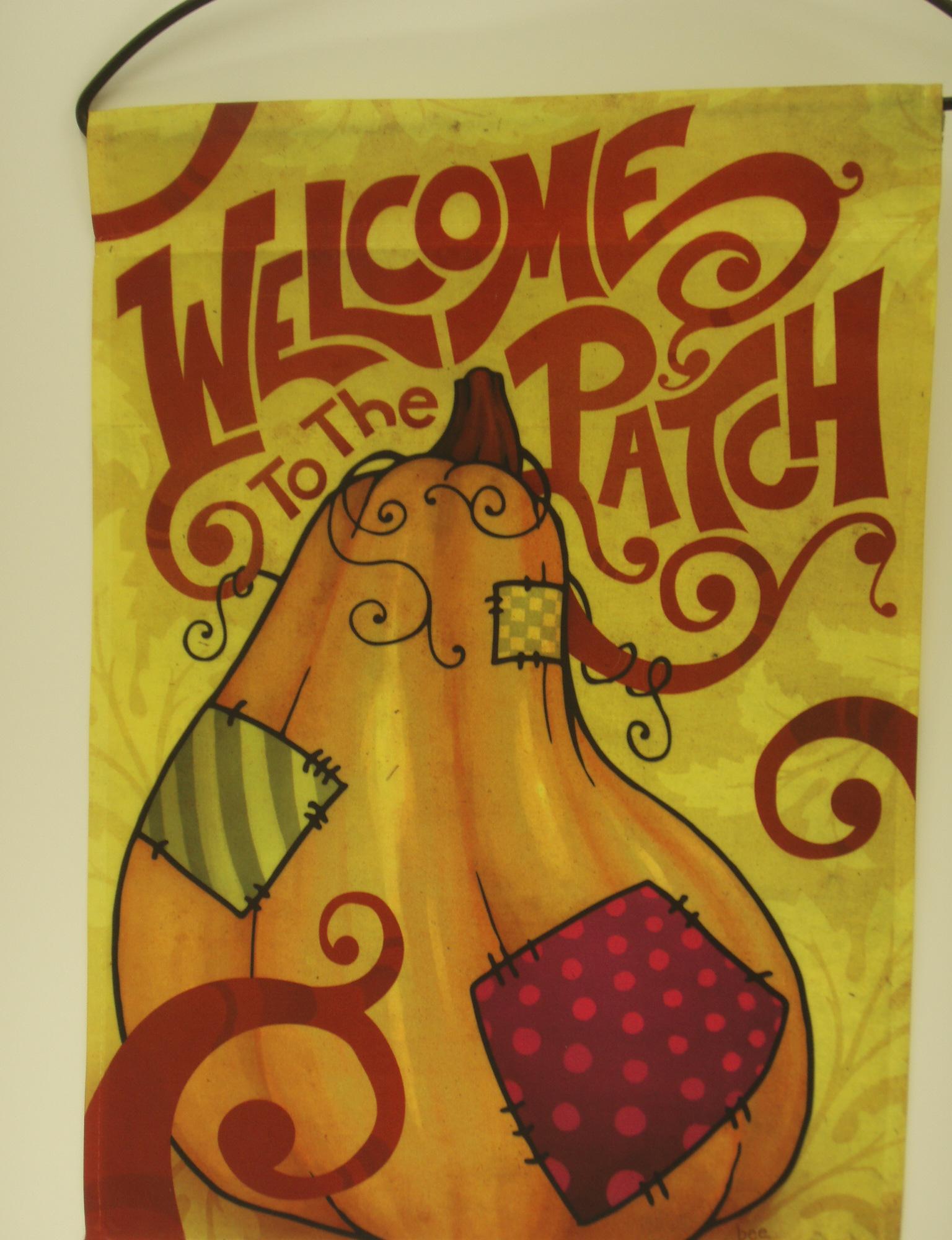 Welcome to the Patch Garden Flag,  #141144