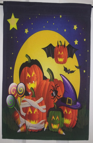 Halloween Jack'O'Lantern Garden Flag, #FSH011