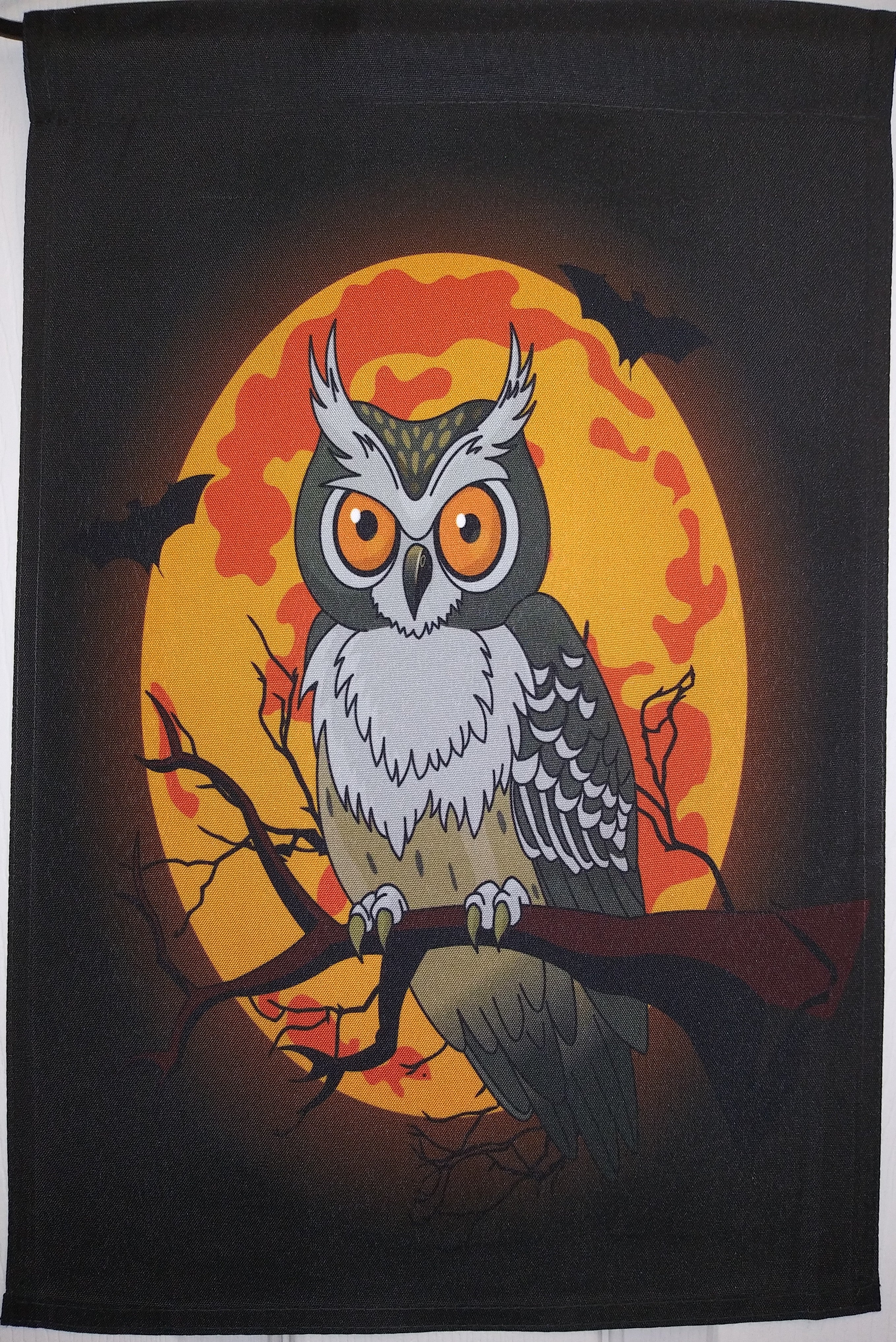Spooky Owl Garden Flag,  #FSH014