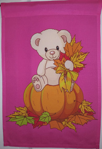 Autumn Bear Garden Flag, #FST005