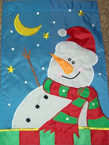 Christmas Snowman Garden Flag, #FM0808