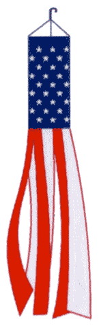 American Flag Windsock