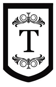 Regalia Monogram "T" Garden Flag, #161074T