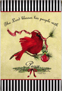 Christmas Cardinal Garden Flag,  #141s801