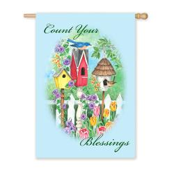 Count Your Blessings Garden Flag, # 141080