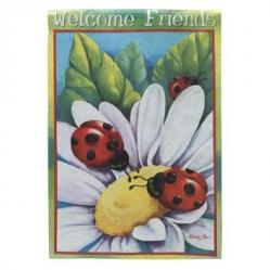 Daisy and Ladybugs Garden Flag,  #Z141698
