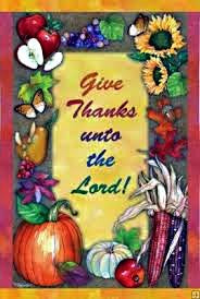 Give Thanks Unto The Lord Garden Flag,  #14s2135