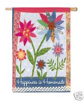 Happiness is Homemade Garden Flag,  #141083