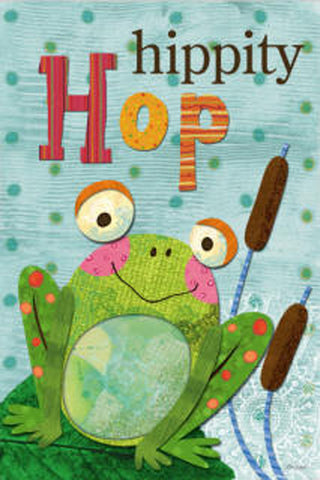 Hippity Hop Garden Flag,  #14s2251