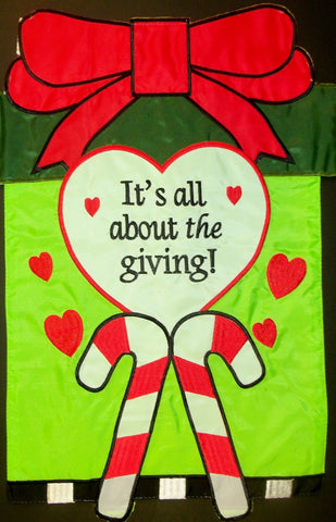 It's All About the Giving Garden Flag,  #168104