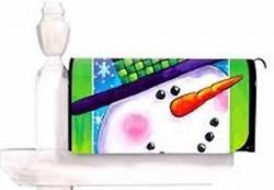 "Let it Snow" Snowman Standard Size Mailbox Cover, #56213