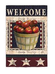 Welcome Apples Garden Flag,  #ZMR14S2574