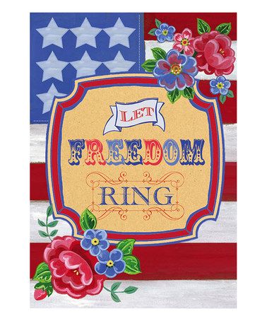 Let Freedom Ring Garden Flag,  #14s3034gc