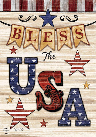 Bless The USA Garden Flag, #G01485