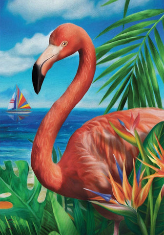Flamingo Paradise Garden Flag, G01202