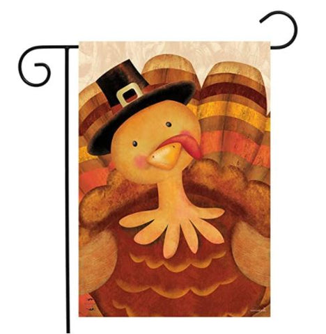 Thanksgiving Turkey Garden Flag Briarwood G01304