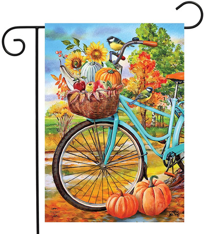 Autumn Bicycle Garden Flag, #G01633