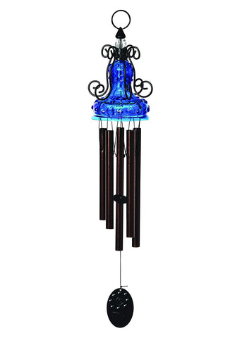 Blue Antique Wind Chime, #WC130150