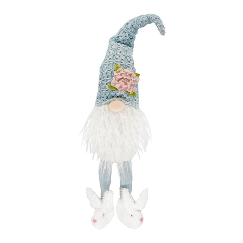 Blue Hat Bunny Shoe Gnome Plush