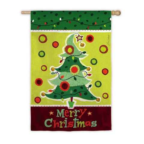 Christmas Tree with Bells Garden Flag,  #141790