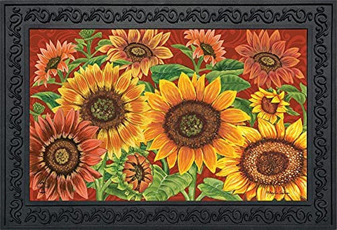 Colorful Sunflowers Doormat, #D01629