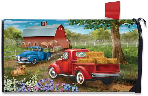 Country Lane Standard Size Mailbox Cover, #M01988